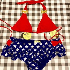 Wonder Woman DC Comics Original 2 Piece Swimsuit